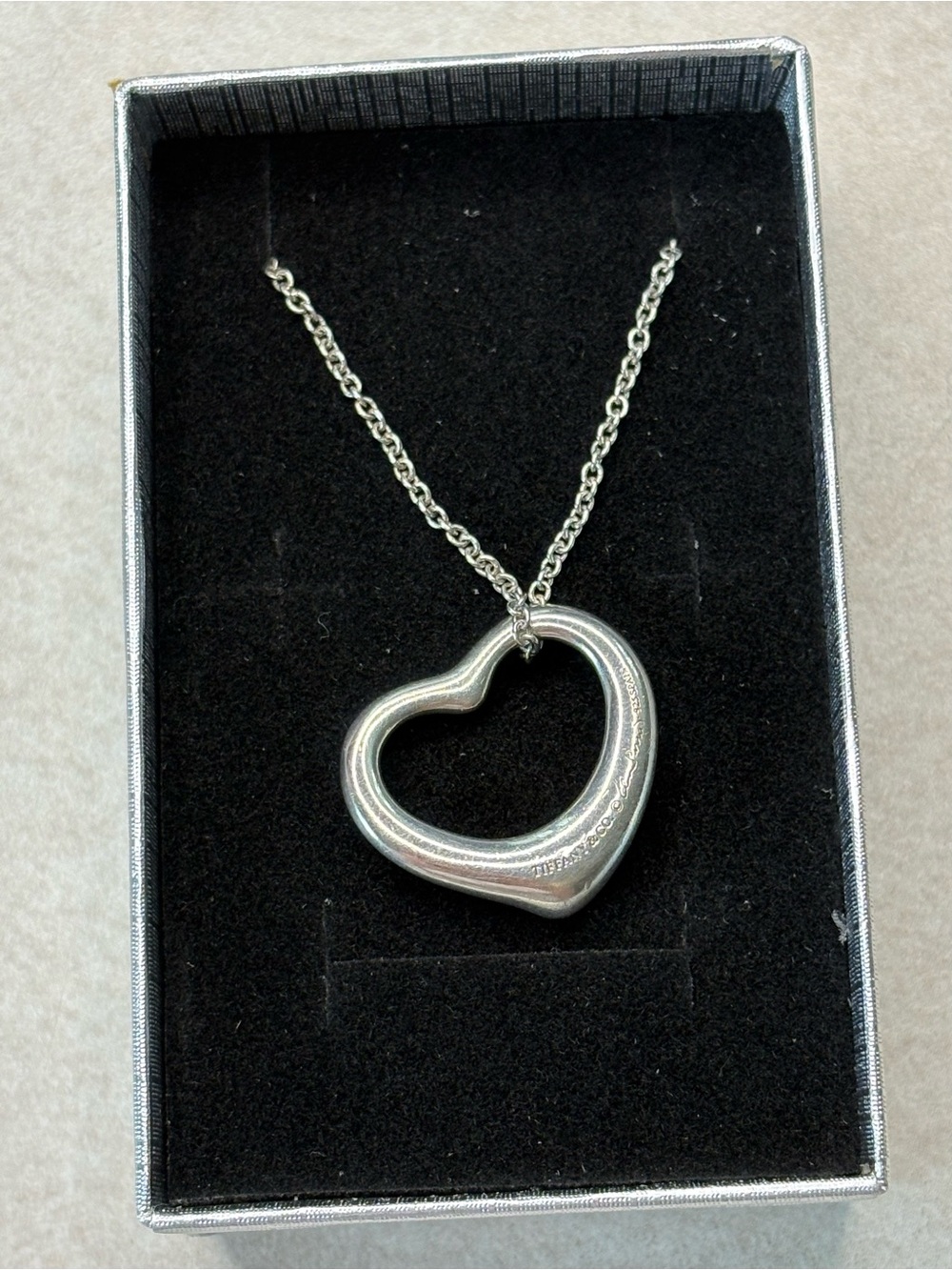 Tiffany & Co Elsa Peretti Heart Pendant Necklace - Elegant Women’s Jewelry